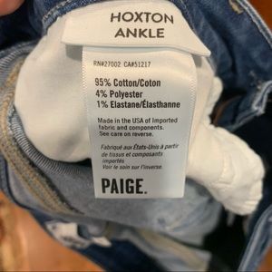 Paige Denim Hoxton Ankle
